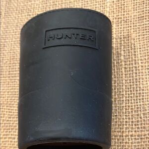 Hunter Black Rubber Drink koozie